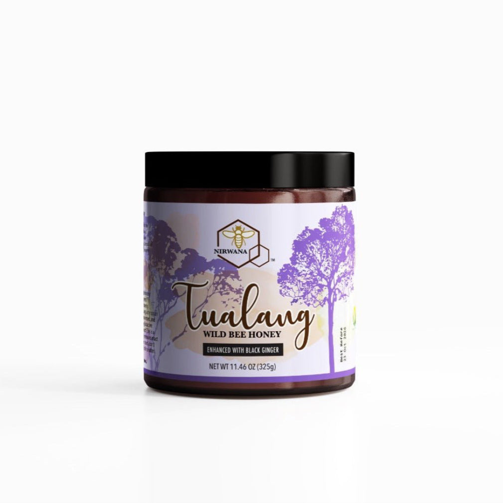 NIRWANA PURE TUALANG HONEY 325g enhanced with BLACK GINGER EXTRACT - EAST HONEY AND HERB ENTERPRISE