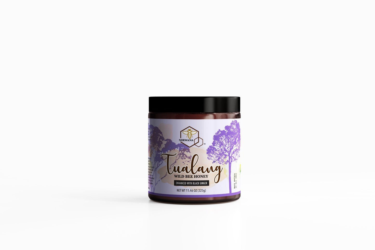 NIRWANA PURE TUALANG HONEY 325g enhanced with BLACK GINGER EXTRACT - EAST HONEY AND HERB ENTERPRISE